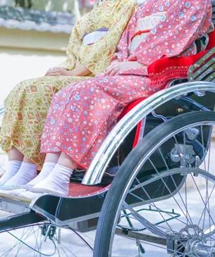 人力車 × 着物プラン